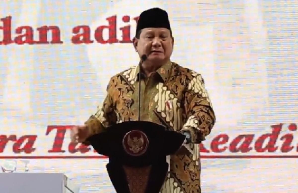 Hadiri Milad Muhammadiyah ke-112, Prabowo: Rakyat Pasti Bahagia Kalau Pemerintah Bersih
