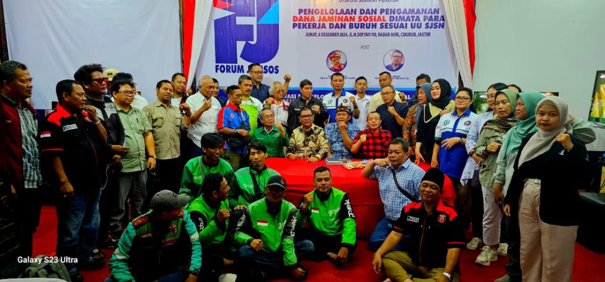 Forum Jamsos: Dana BPJS Ketenagakerjaan Ditentang Digunakan di Luar Kepentingan Pekerja dan Buruh Seperti TAPERA