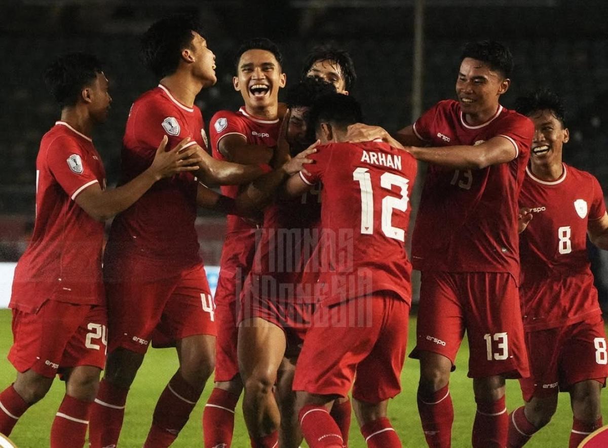 Drama Enam Gol Warnai Laga Indonesia Lawan Laos di Stadion Manahan
