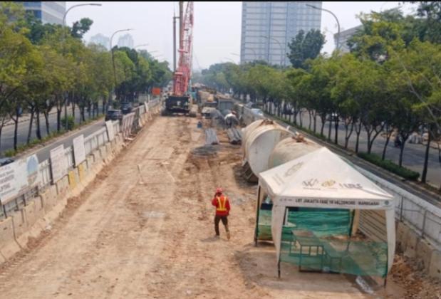 Ada Pekerjaan Proyek LRT, Dishub Jakarta Rekayasa Lalu Lintas di Jalan Pramuka hingga Juni 2025