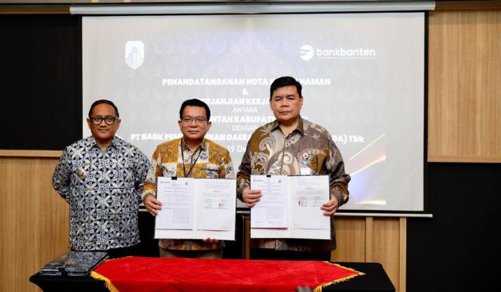 Bank Banten Kembali Dipercaya Kelola RKUD Pemkab Lebak