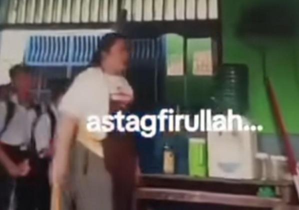 Viral Video Ibu Kantin Hancurkan Dagangan Siswi MTs di Brebes, Anak Ikut Mengamuk dan Intimidasi Guru