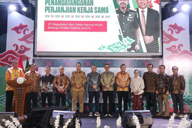 JAM PIDUM Jalin Kerja Sama Strategis dengan PT Pegadaian Khususnya Penyimpanan Barang Bukti Perhiasan   