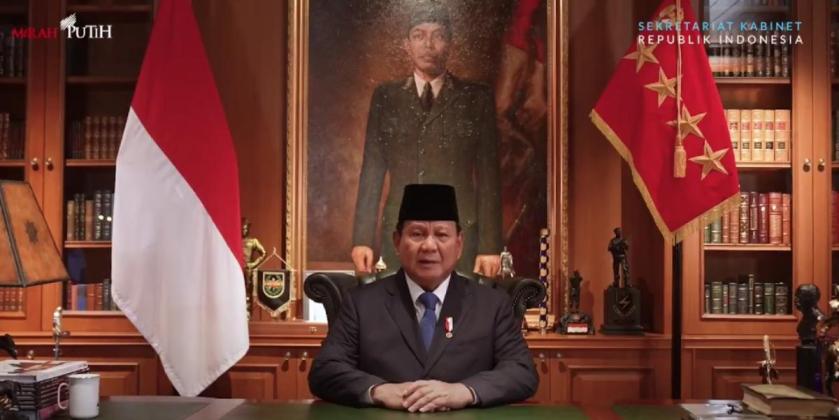 Presiden Prabowo: Selamat Natal & Tahun Baru 2025, Semoga Membawa Perdamaian, Kebaikan Serta Berkah Bagi Kita Semua