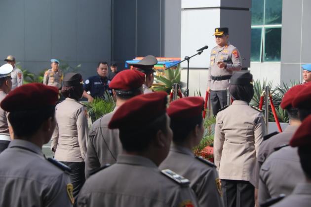 Tahun Baru, 122 Personel Polresta Tangerang Naik Pangkat