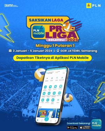 Tiket Proliga 2025 Pekan Pertama Tersedia di PLN Mobile, Begini Cara Pembeliannya!