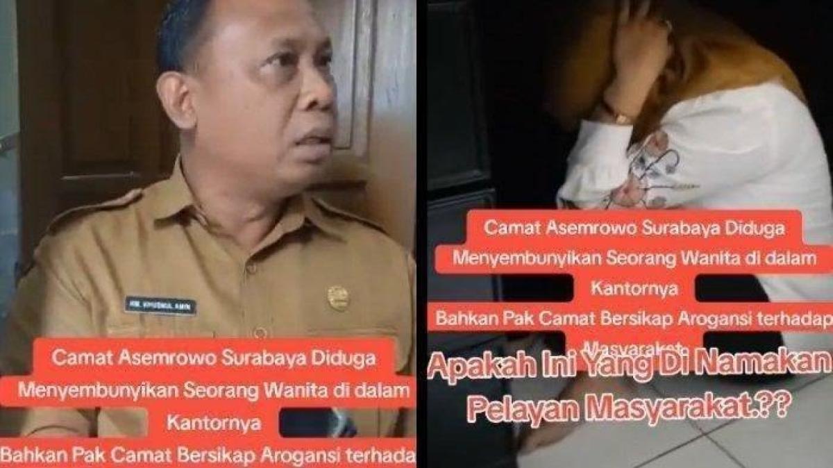Viral, Camat Asemrowo Digerebek Warga di Kantor, Diduga Sembunyikan Wanita di Kolong Meja