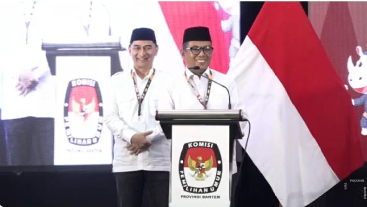 Andra Soni dan Ahmad Dimyati Resmi Terpilih Sebagai Gubernur dan Wakil Gubernur Banten 2025-2030