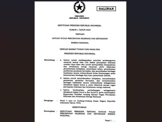 Prabowo Bentuk Satgas Percepatan Hilirisasi & Ketahanan Energi, Ketuanya Bahlil Lahadalia 