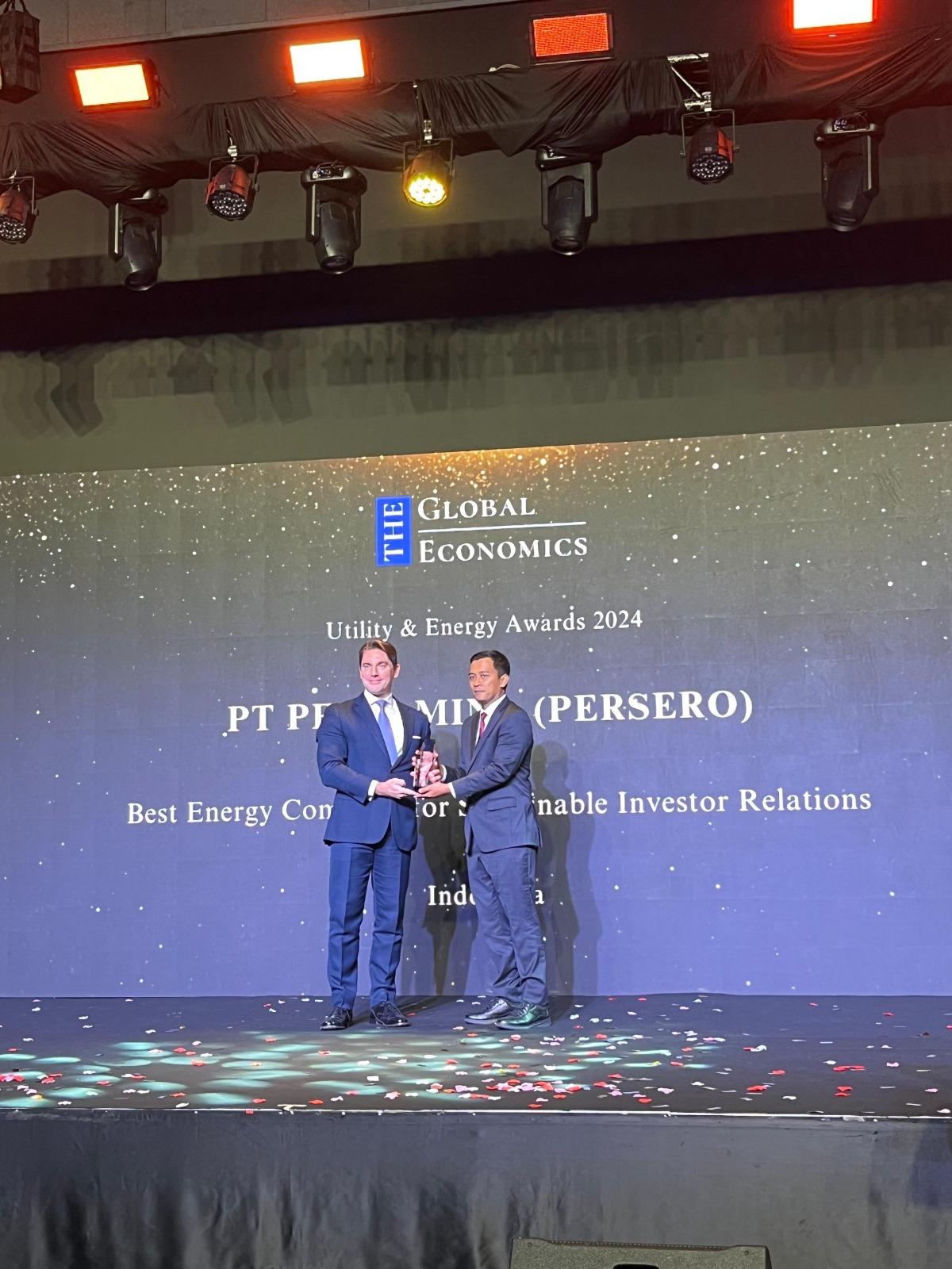 Capaian Positif Pertamina Meraih Penghargaan, Best Energy Company for Sustainable Investor Relations 111505