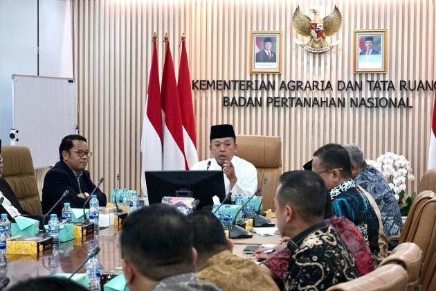 Rakor dengan Lembaga dan Organisasi Keagamaan Islam, Menteri Nusron Komitmen Percepat Sertipikasi Tanah Wakaf