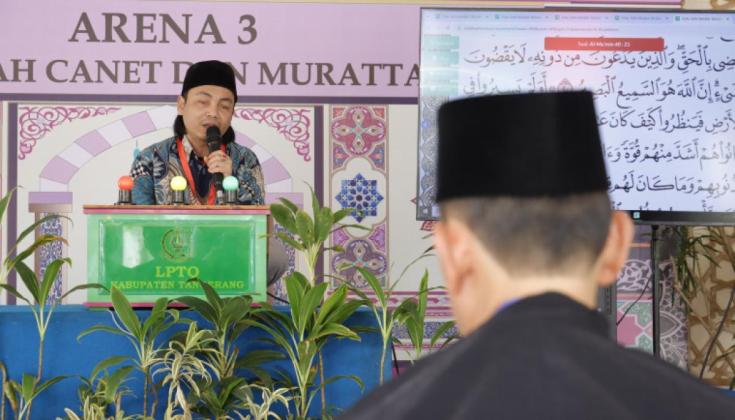 Arena MTQ ke-55 Kabupaten Tangerang Diwarnai Antusias Peserta Dengan Penampilan Terbaiknya