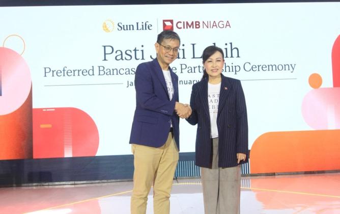 Sun Life dan CIMB Niaga Resmikan Kemitraan Preferred Bancassurance