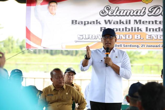 Tingkatkan Produktivitas Pertanian, Wamentan Sudaryono Pastikan Bendungan Sidoras Dibangun Tahun Ini