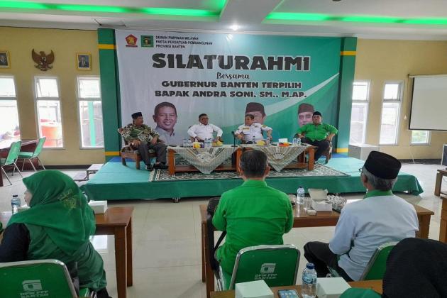 Andra Soni Silaturahmi dengan DPW PPP Banten, Subadri: Kami Siap Kawal dan Dukung Program Pak Gubernur