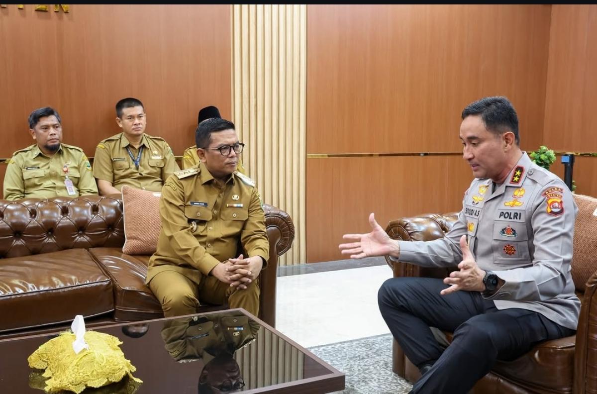 Butuh Dukungan Kolaborasi, Gubernur Andra Soni Kunjungi Polda dan Kejati Banten