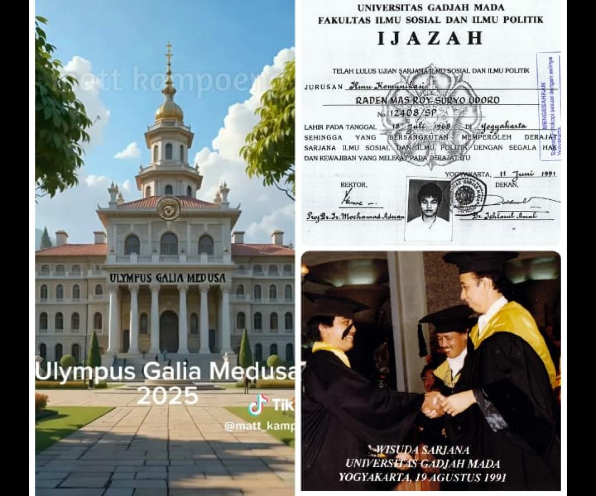 Gara-gara Takut difoto Ijazahnya, Trending 'Diploma Challenge' dan Animasi AI Ulympus Galia Medusa