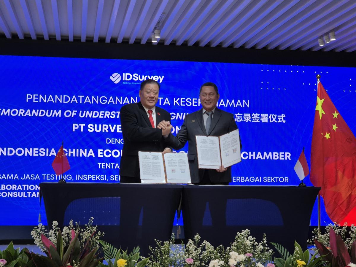 PT Surveyor Indonesia dan PT ICECC Tandatangani MoU untuk Perkuat Kolaborasi Investasi Strategis Indonesia–Tiongkok