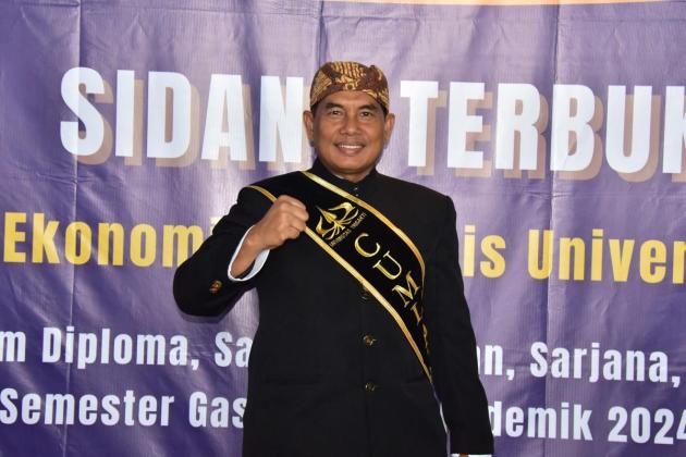 Lulus Cum Laude, Dankormar TNI AL Resmi Raih Gelar Doktor dari FEB Trisakti