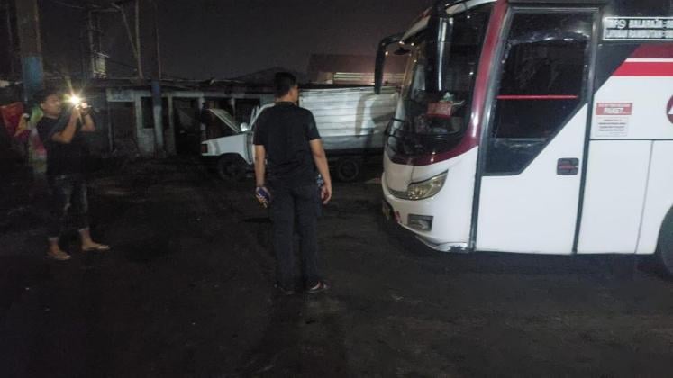 Polisi Buru Pelaku Pengrusakan Bus Primajasa di Tangerang