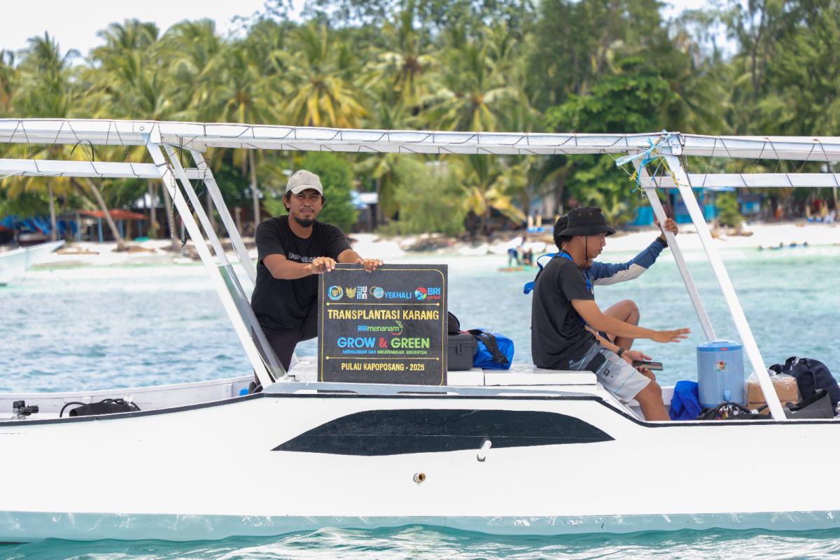 Jaga Ekosistem Laut Tetap Lestari, Ini Aksi Nyata BRI Menanam - Grow and Green di Pulau Kapoposang