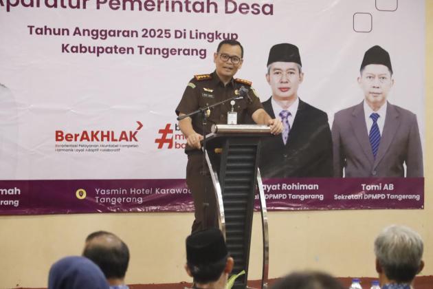 686 Kades Terjerat Korupsi, Kejaksaan Tangerang Wanti-wanti Penggunaan Dana Desa