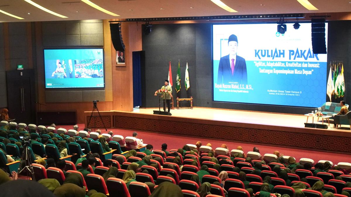 Di Hadapan Mahasiswa UNUSA, Menteri Nusron Nyatakan Kebijakan Plasma Ada untuk Pemerataan Ekonomi