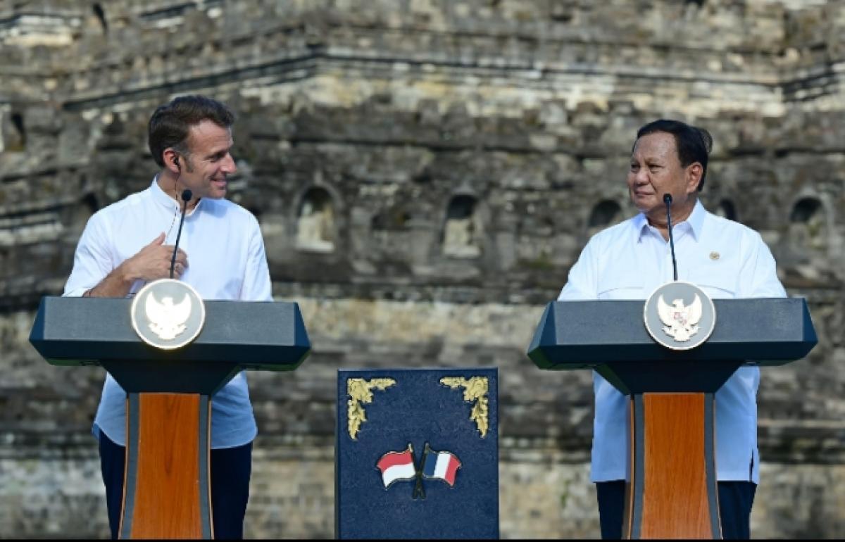 Dikunjungi Presiden Prancis, Ini Andil Brantas Abipraya Revitalisasi Borobudur