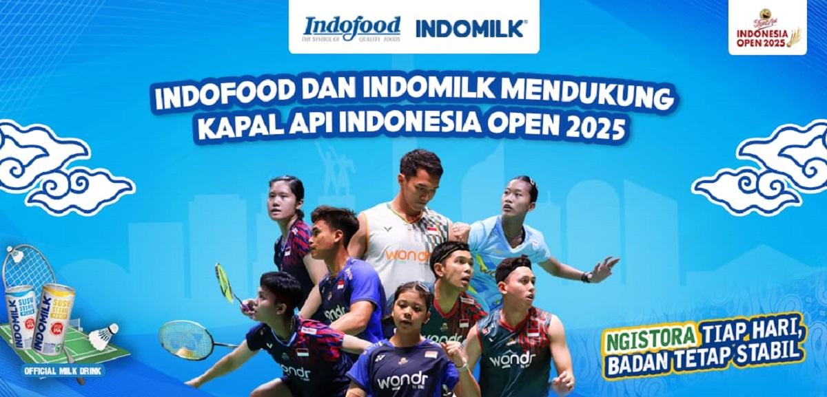 Indofood dan Indomilk Kembali Dukung Indonesia Open 2025