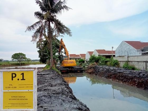 Normalisasi Sungai Cikepuh, DBMSDA Kabupaten Tangerang Cegah Banjir di Sepatan