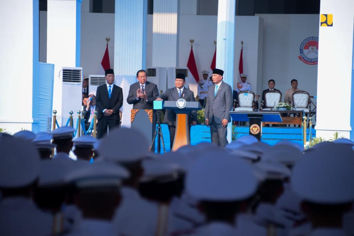 Menteri Dody Dampingi Presiden Prabowo Resmikan Kampus Bhinneka Tunggal Ika Universitas Pertahanan di Sentul Bogor