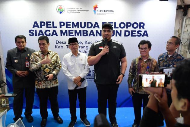 Menpora Dito Harap Program Pemuda Pelopor Siaga Membangun Desa 2025 Lahirkan Pemuda Mandiri dan Inspiratif