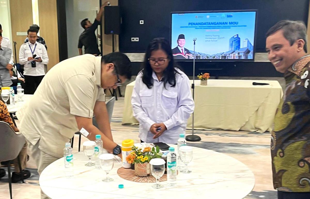 Apresiasi BTN, Menteri PKP dan Jajaran Buka Rekening Tabungan