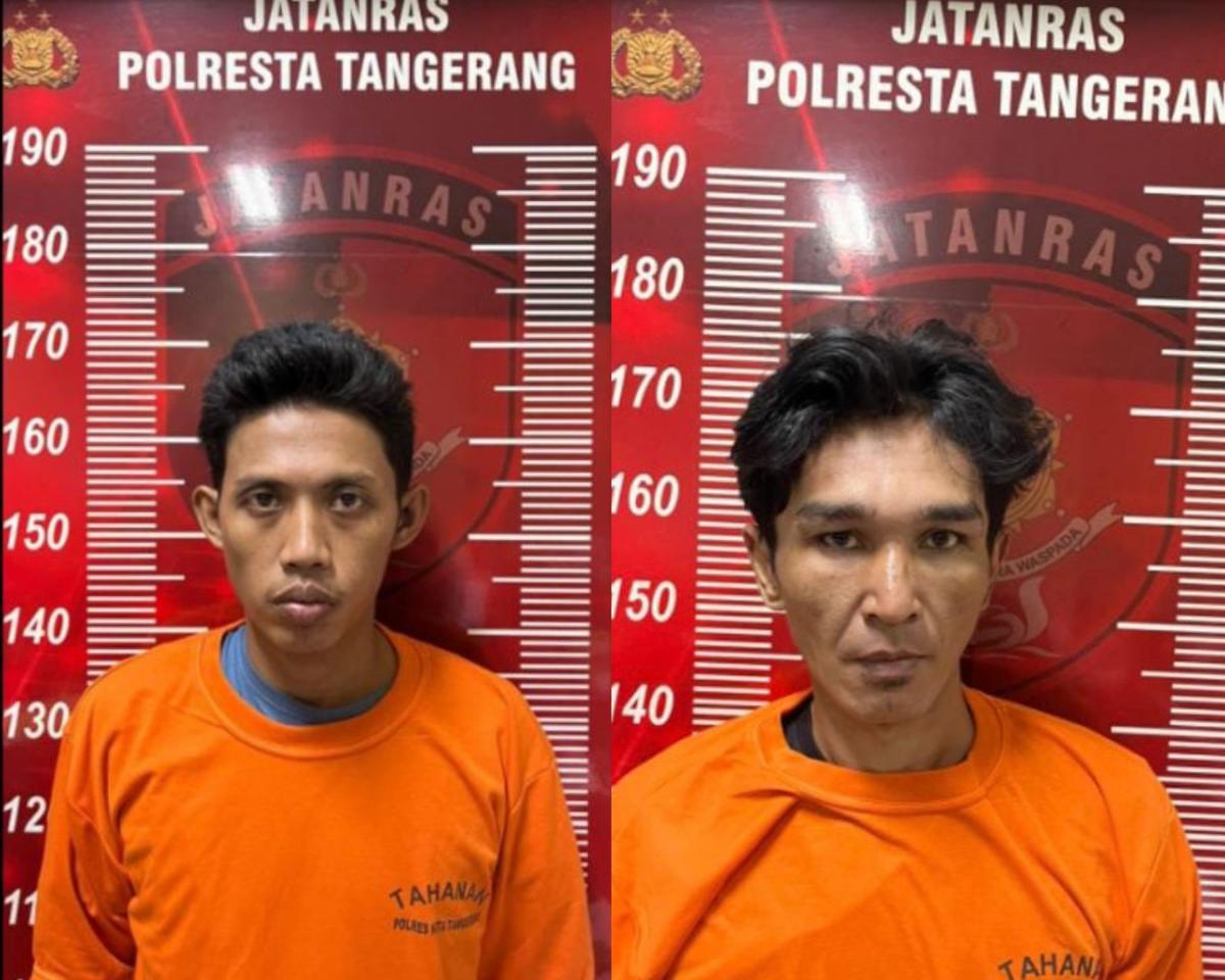 Dua Pelaku Curanmor Dibekuk Sat Reskrim Polresta Tangerang 