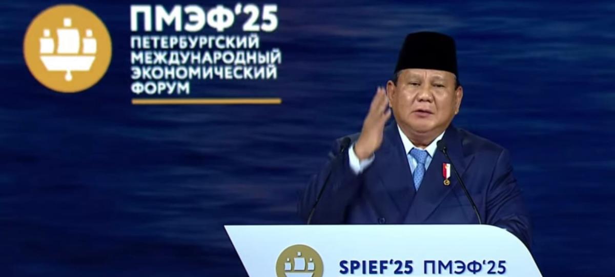 Di Forum Ekonomi St. Petersburg, Presiden Prabowo Tegaskan Kemandirian Pangan Jadi Prioritas Utama Indonesia