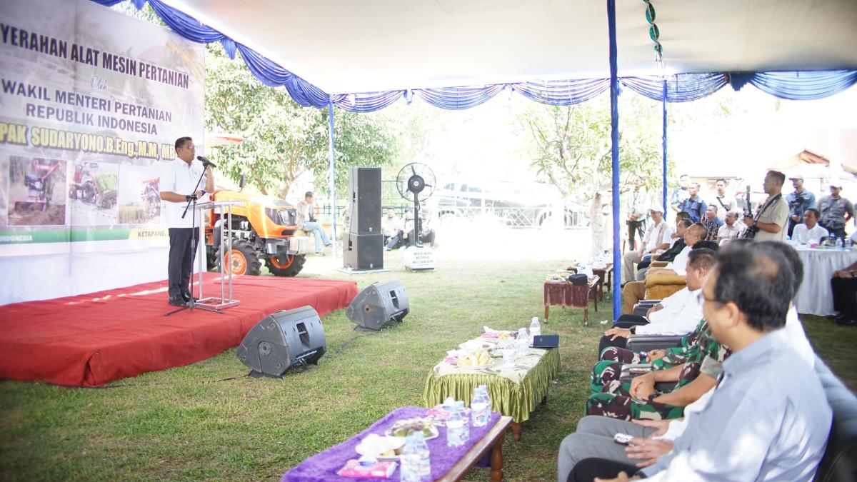 Wamentan Sudaryono: Jual Alsintan Bantuan Pemerintah Bisa Dipidana!