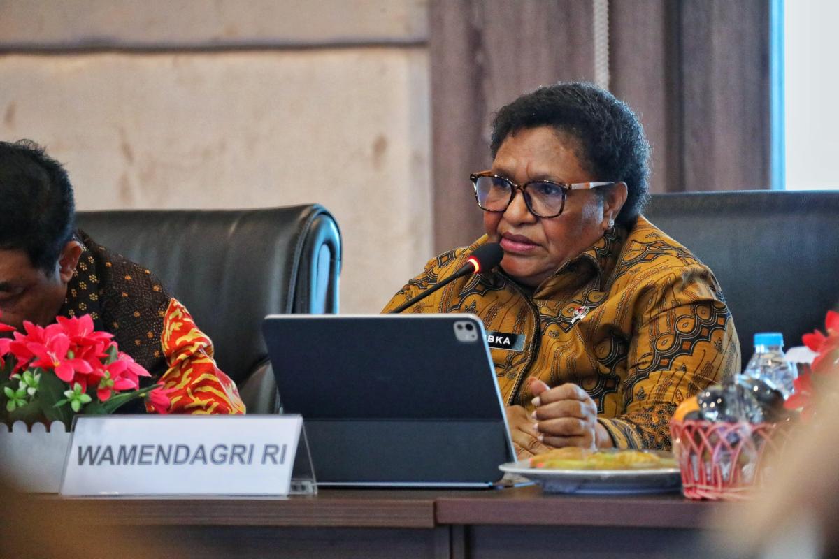 Wamendagri Ribka Haluk Ingatkan Pemda se-Papua Segera Lengkapi Administrasi Penyaluran Dana Otsus dalam Waktu Satu Minggu