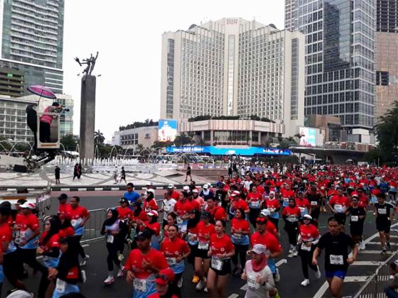 BTN Jakim 2025 Sukses Digelar, Lautan Manusia Penuhi Jalan Sudirman Thamrin