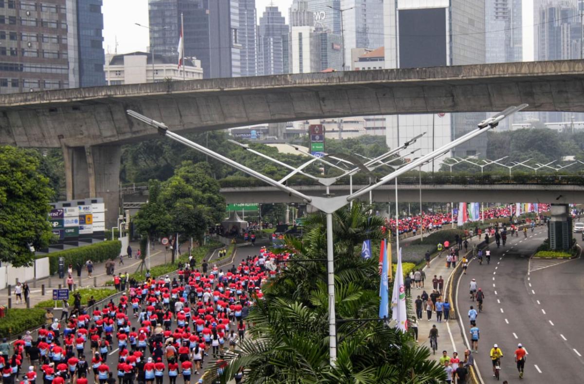 BTN Jakim 2025 Sukses Digelar, Lautan Manusia Penuhi Jalan Sudirman Thamrin 130524