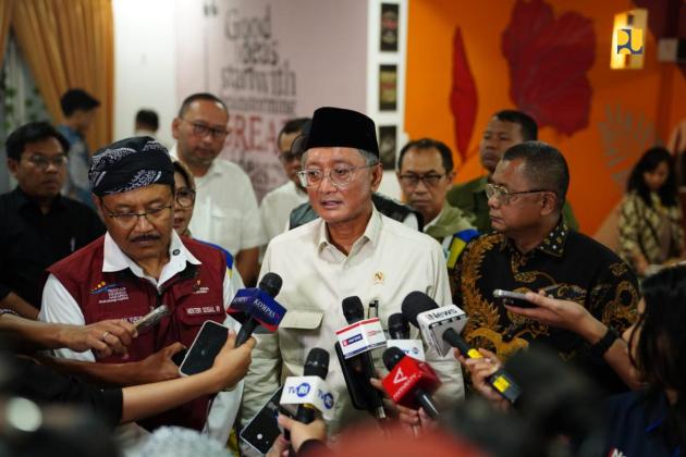 Menteri PU, Mensos, dan Seskab Pastikan Renovasi Sekolah Rakyat Tahap I Rampung Juli 2025