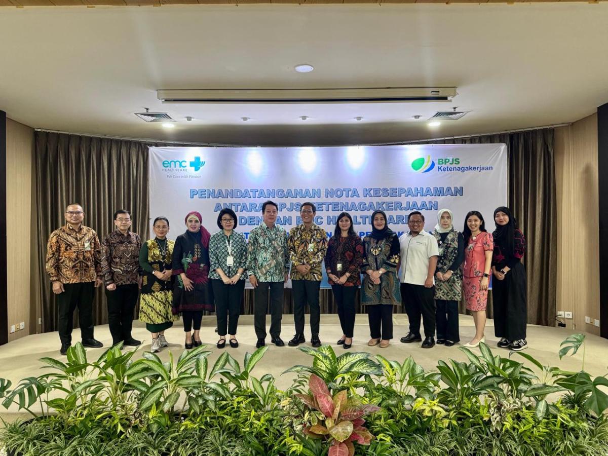 BPJS Ketenagakerjaan dan EMC Healthcare Komitmen Tingkatkan Perluasan Layanan Kecelakaan Kerja