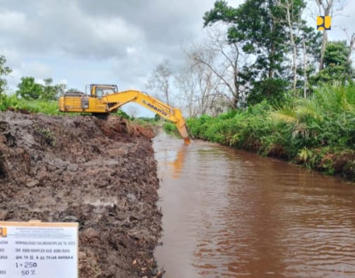 Dukung Ketahanan Air dan Pangan, Kementerian PU Perkuat Infrastruktur Sumber Daya Air di Wilayah Sungai Kapuas
