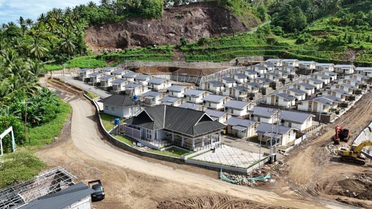 Bangun Infrastruktur Pendukung di Hunian Relokasi Korban Bencana Gunung Ruang, Brantas Abipraya Siapkan Kehidupan Layak dan Nyaman