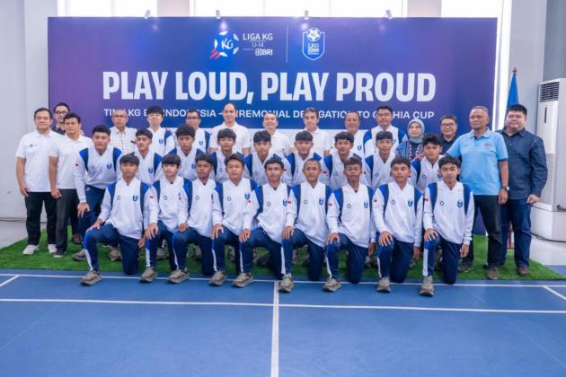 BRI dan Liga Kompas Melepas Keberangkatan Tim LKG BRI ke Piala Dunia Remaja Gothia Cup di Swedia 