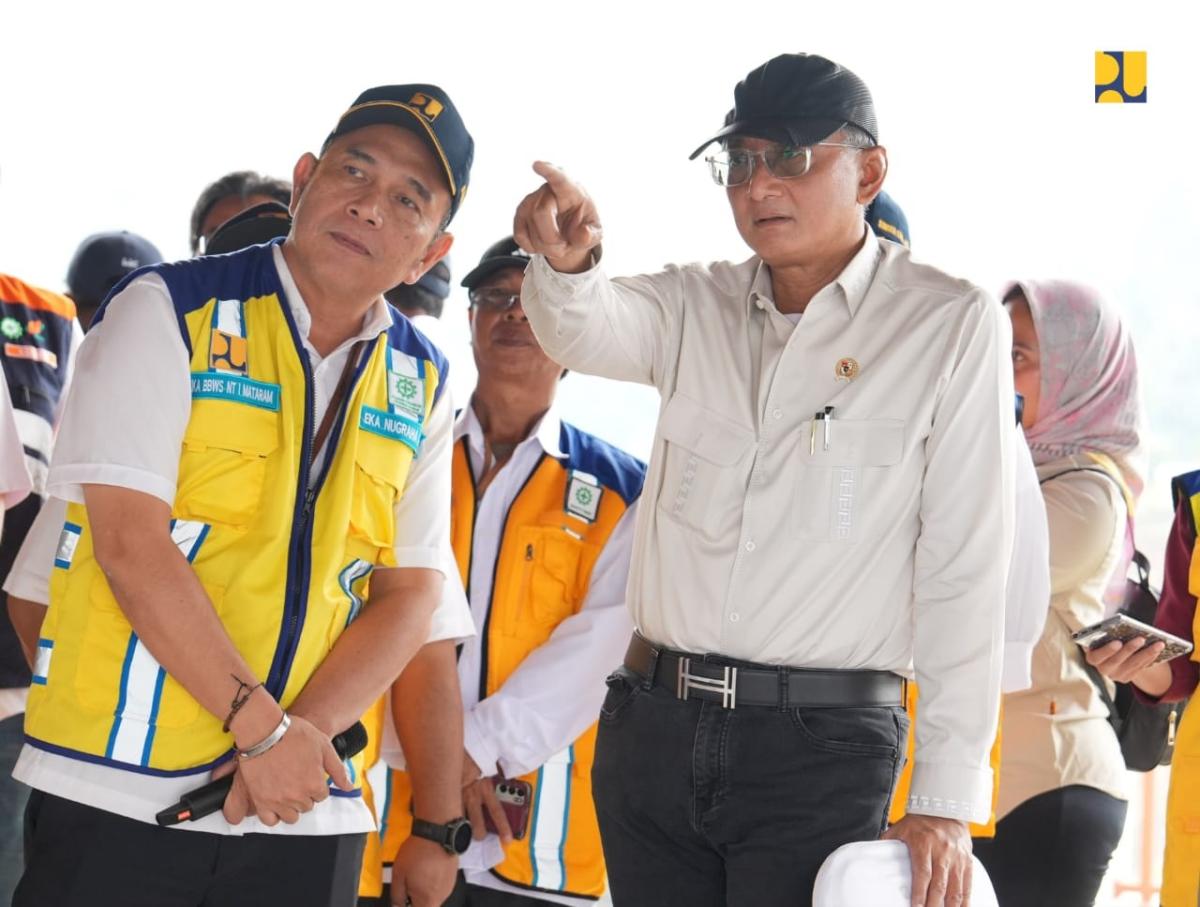 Menteri Dody Pastikan Bendungan Meninting Siap Tingkatkan Produktivitas Pertanian di Lombok Barat