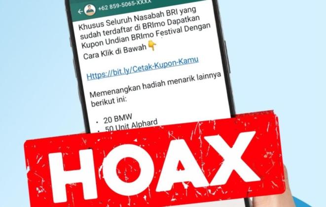 BRI Imbau Masyarakat Waspada Bahaya Klik Tautan Palsu