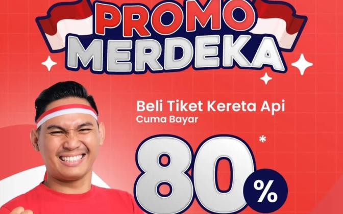 Promo Tiket KAI di HUT RI ke-80: Kesempatan Langka, Bayar Cuma 80 Persen Aja!