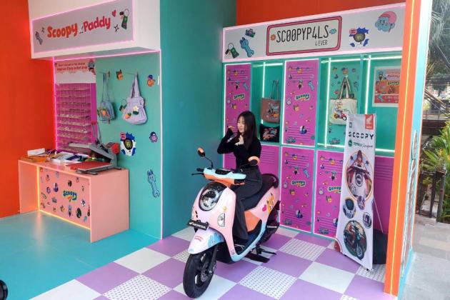 Honda Scoopy Modifikasi Curi Perhatian di Grove Fest