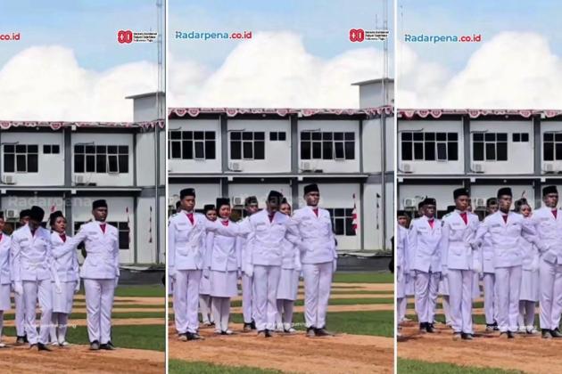 Momen Haru Paskibraka di Sorong: Anggota Nyaris Jatuh, Ditopang Rekan hingga Tuntas