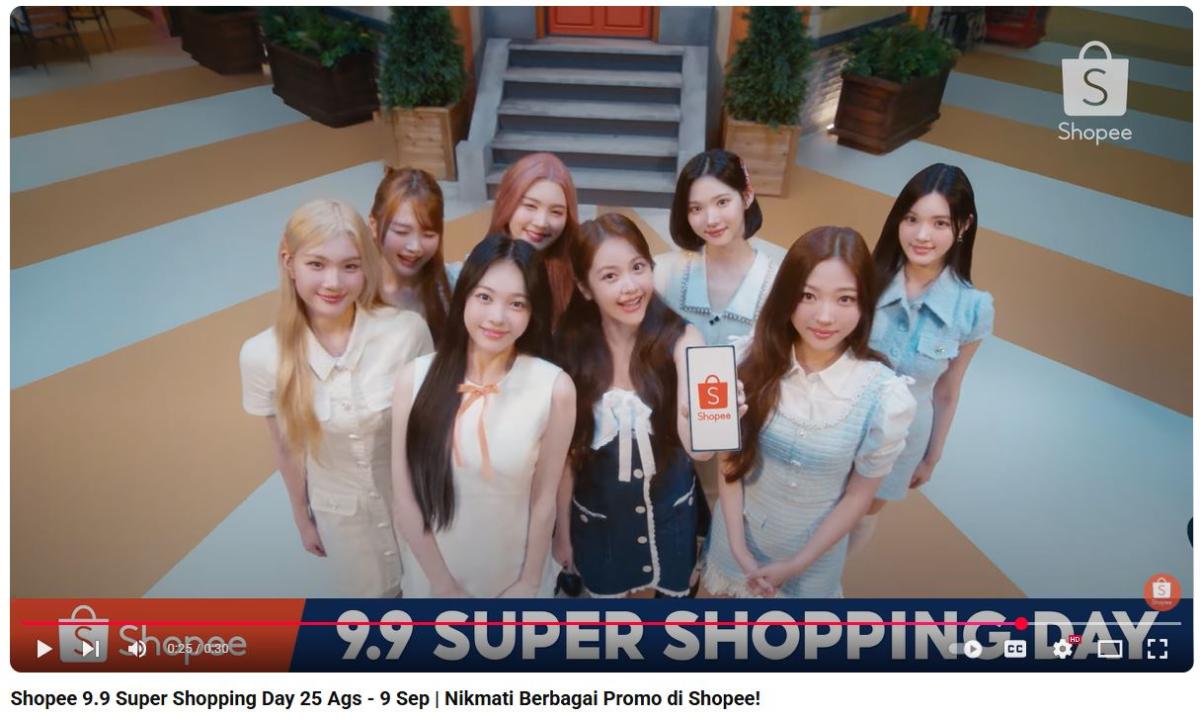 Pesona Cantik Hearts2Hearts di Iklan Shopee 9.9 Super Shopping Day, Bikin Kagum Netizen